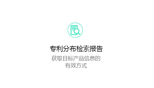 专利分布检索报告